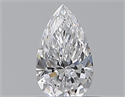 Natural Diamond 0.45 Carats, Pear with  Cut, D Color, VS2 Clarity and Certified by GIA