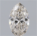 Natural Diamond 0.50 Carats, Marquise with  Cut, K Color, SI2 Clarity and Certified by GIA