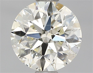 Picture of Natural Diamond 0.70 Carats, Round with Excellent Cut, L Color, SI2 Clarity and Certified by GIA