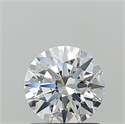 Lab Grown Diamond 1.10 Carats, Round with Ideal Cut, E Color, VVS2 Clarity and Certified by IGI