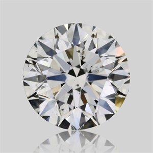 Picture of Natural Diamond 1.01 Carats, Round with Very Good Cut, J Color, SI2 Clarity and Certified by GIA