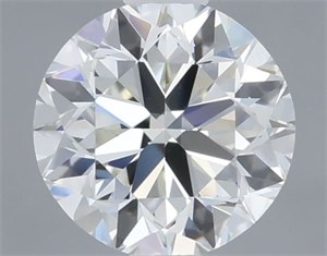 Picture of Natural Diamond 0.46 Carats, Round with Very Good Cut, H Color, VVS2 Clarity and Certified by IGI