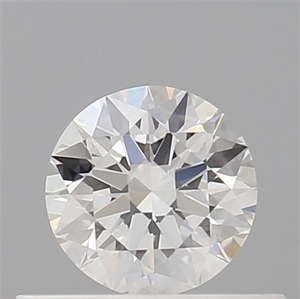 Picture of Natural Diamond 0.40 Carats, Round with Excellent Cut, F Color, VVS1 Clarity and Certified by GIA