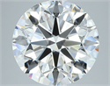 Natural Diamond 3.00 Carats, Round with Excellent Cut, E Color, VS1 Clarity and Certified by GIA