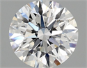 Lab Grown Diamond 1.39 Carats, Round with Excellent Cut, D Color, VS1 Clarity and Certified by IGI