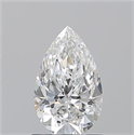 Natural Diamond 1.01 Carats, Pear with  Cut, E Color, VS2 Clarity and Certified by GIA