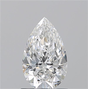 Picture of Natural Diamond 1.01 Carats, Pear with  Cut, E Color, VS2 Clarity and Certified by GIA