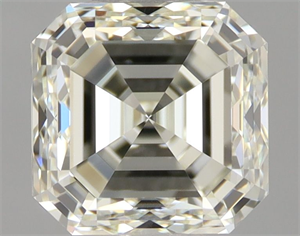 Foto Diamante Natural 1.00 quilates, Asscher , Color J, claridad VVS2 y certificado IGI de