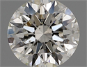 Natural Diamond 0.60 Carats, Round with Excellent Cut, H Color, SI1 Clarity and Certified by IGI