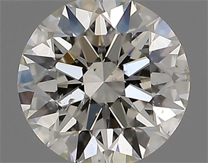 Picture of Natural Diamond 0.60 Carats, Round with Excellent Cut, H Color, SI1 Clarity and Certified by IGI