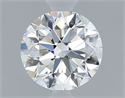 Natural Diamond 0.70 Carats, Round with Very Good Cut, F Color, VS1 Clarity and Certified by IGI