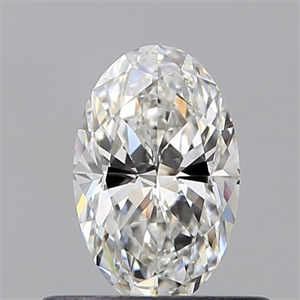 Picture of Natural Diamond 0.50 Carats, Oval with  Cut, F Color, VVS2 Clarity and Certified by GIA