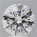 Lab Grown Diamond 3.50 Carats, Round with Excellent Cut, E Color, VS1 Clarity and Certified by IGI