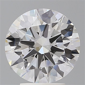 Picture of Lab Grown Diamond 3.50 Carats, Round with Excellent Cut, E Color, VS1 Clarity and Certified by IGI