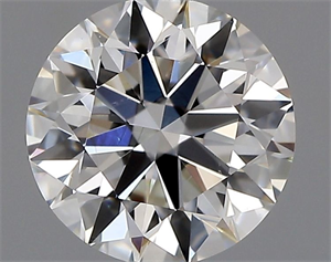 Picture of Natural Diamond 0.90 Carats, Round with Excellent Cut, H Color, SI1 Clarity and Certified by GIA