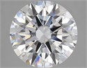 Lab Grown Diamond 4.21 Carats, Round with Excellent Cut, D Color, VS1 Clarity and Certified by GIA