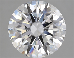 Picture of Lab Grown Diamond 4.21 Carats, Round with Excellent Cut, D Color, VS1 Clarity and Certified by GIA