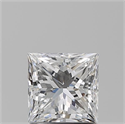 Natural Diamond 1.40 Carats, Princess with  Cut, F Color, SI1 Clarity and Certified by GIA