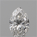Diamante Natural 0.14 quilates, marqués , Color F, claridad VVS2 y certificado IGI