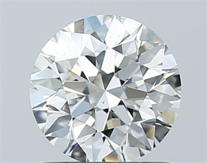 Picture of Natural Diamond 0.90 Carats, Round with Excellent Cut, I Color, SI1 Clarity and Certified by GIA