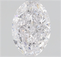 Natural Diamond 0.52 Carats, Oval with  Cut, F Color, SI1 Clarity and Certified by GIA