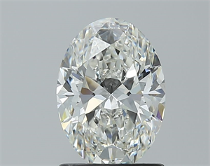 Foto Diamante Natural 1.31 quilates, Ovalado , Color I, claridad VS1 y certificado GIA de