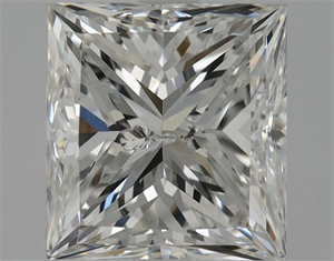 Picture of Natural Diamond 1.50 Carats, Princess with  Cut, E Color, SI2 Clarity and Certified by HRD