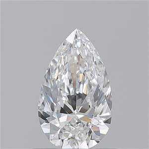 Picture of Natural Diamond 0.71 Carats, Pear with  Cut, F Color, VS2 Clarity and Certified by GIA
