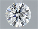 Natural Diamond 0.70 Carats, Round with Very Good Cut, F Color, VS1 Clarity and Certified by IGI