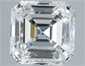 Natural Diamond 3.26 Carats, Asscher with  Cut, F Color, VVS2 Clarity and Certified by GIA