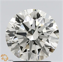 Natural Diamond 2.03 Carats, Round with Excellent Cut, L Color, SI1 Clarity and Certified by HRD