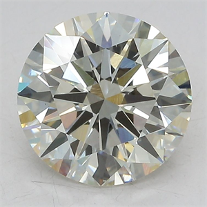Picture of Lab Grown Diamond 3.02 Carats, Round with Ideal Cut, J Color, VS1 Clarity and Certified by IGI