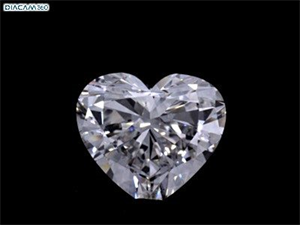 Picture of Natural Diamond 1.88 Carats, Heart with  Cut, D Color, IF Clarity and Certified by GIA