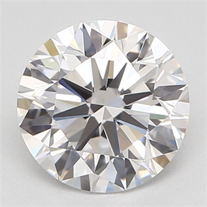 Picture of Natural Diamond 0.70 Carats, Round with Excellent Cut, D Color, VVS2 Clarity and Certified by GIA