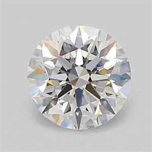 Picture of Lab Grown Diamond 1.01 Carats, Round with Excellent Cut, D Color, VVS2 Clarity and Certified by IGI