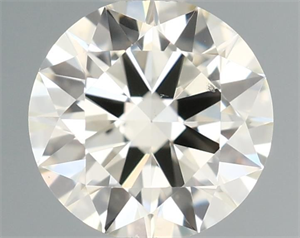 Foto Diamante Natural 0.40 quilates, Redondo , Color L, claridad SI1 y certificado GIA de