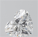 Natural Diamond 1.50 Carats, Heart with  Cut, D Color, SI2 Clarity and Certified by GIA