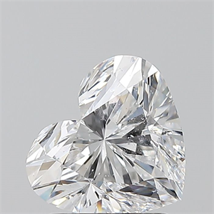 Picture of Natural Diamond 1.50 Carats, Heart with  Cut, D Color, SI2 Clarity and Certified by GIA