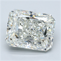 Natural Diamond 8.01 Carats, Radiant with  Cut, I Color, VS2 Clarity and Certified by GIA