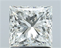 Natural Diamond 1.21 Carats, Princess with  Cut, I Color, SI1 Clarity and Certified by GIA