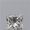 Natural Diamond 0.25 Carats, Princess with  Cut, E Color, VVS1 Clarity and Certified by GIA
