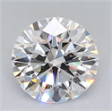 Del inventario de diamantes de laboratorio, 3.61 quilates, Redondo , Color D, claridad VVS2 y certificado GIA