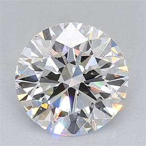 Picture of Lab Grown Diamond 3.61 Carats, Round with Excellent Cut, D Color, VVS2 Clarity and Certified by GIA