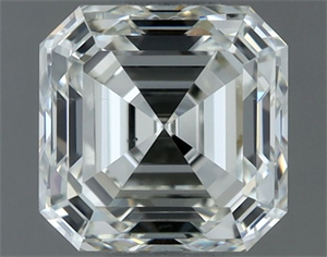 Foto Diamante Natural 1.02 quilates, Asscher , Color I, claridad VS1 y certificado IGI de