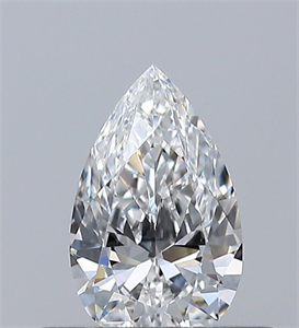 Foto Diamante Natural 0.31 quilates, De pera , Color F, claridad VVS2 y certificado GIA de