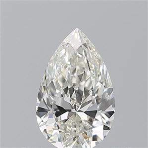 Foto Diamante Natural 0.50 quilates, De pera , Color J, claridad VVS2 y certificado GIA de