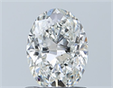 Natural Diamond 0.90 Carats, Oval with  Cut, G Color, SI1 Clarity and Certified by GIA