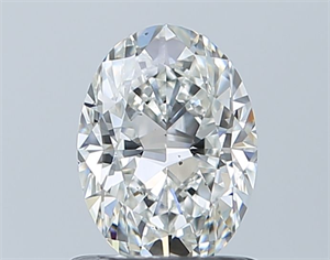 Picture of Natural Diamond 0.90 Carats, Oval with  Cut, G Color, SI1 Clarity and Certified by GIA