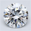 Natural Diamond 2.20 Carats, Round with Excellent Cut, F Color, VS1 Clarity and Certified by GIA
