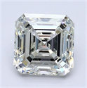 Natural Diamond 1.92 Carats, Asscher with  Cut, J Color, VVS1 Clarity and Certified by GIA